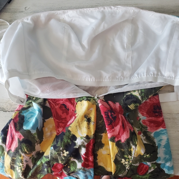 Ann Taylor LOFT Strapless Floral Sheath Dress - Picture 9 of 11